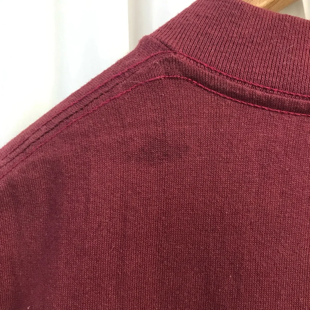 Vintage 80s I Write Therefore I Am Latin Scribo Ergo Sum Tee size L Made in USA - Picture 5 of 7